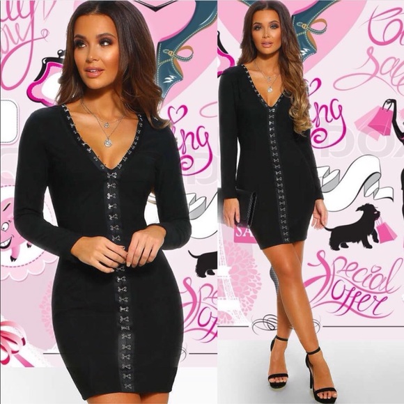 Black Mini Dress Size Small - Picture 1 of 1